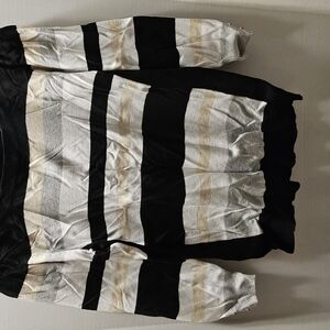 Striped Black and White Sweater